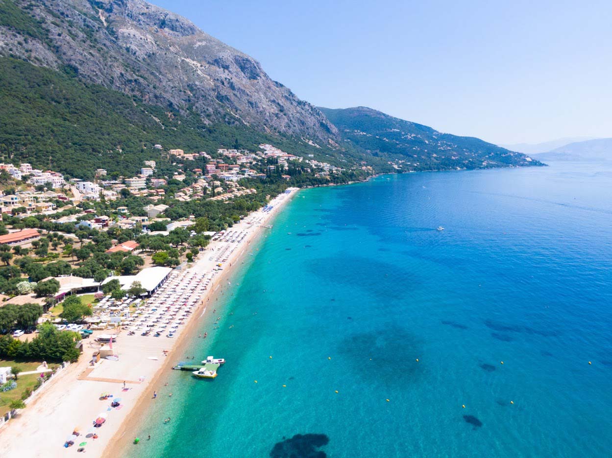Barbati beach Corfu Μπαρμπάτι mykerkyra Eddie Kastamonitis