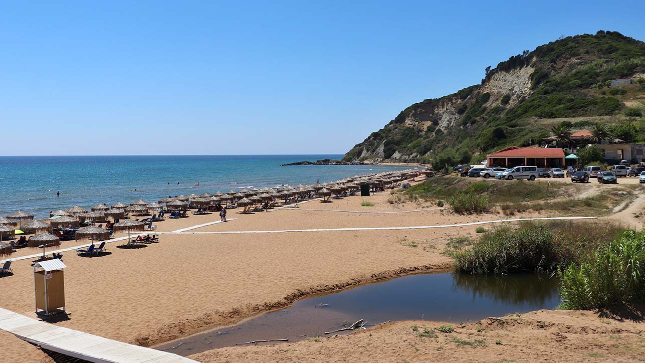 Παραλία Γαρδένος Gardenos beach mykerkyra.com