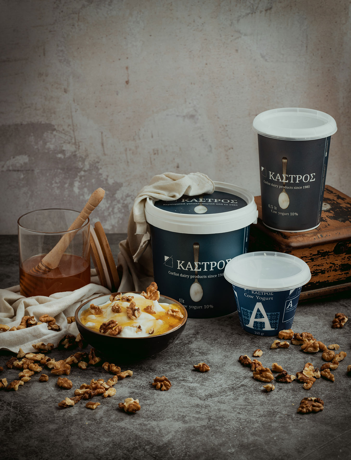 Kastros dairy products Corfu