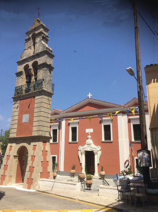 Πλατεία Κυνοπιαστών Kynopiastes Corfu Κέρκυρα mykerkyra.com Εκκλησία Παναγίας Κυνοπιαστών