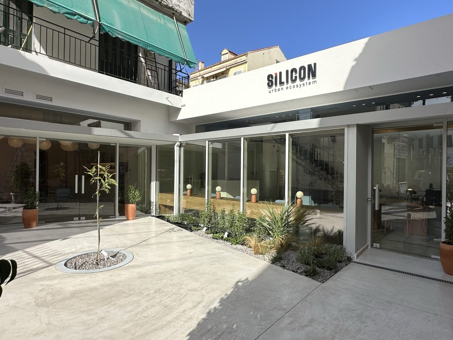 Silicon Urban Ecosystem silent booths coworking spaces Κέρκυρα Corfu digital nomads mykerkyra.com