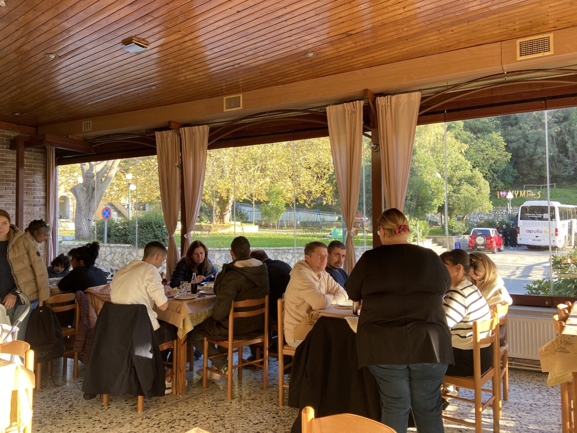 Πράσινος Νυμφές φαγητό εστιατόρια ψησταριές Βόρεια Κέρκυρα food restaurants North Corfu mykerkyra